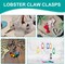 60PCS Metal Keychain Kit - 30 Swivel Lobster Claw Clasps & 30 Split Rings for Jewelry Making, DIY Crafts, Key Organizers (Silver)